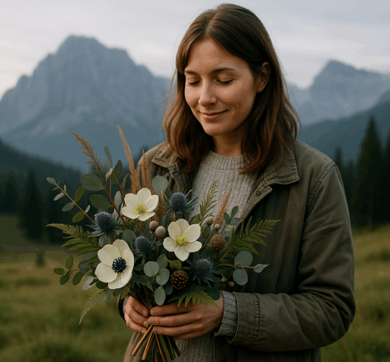 Cum creezi un buchet inspirat din peisaje montane