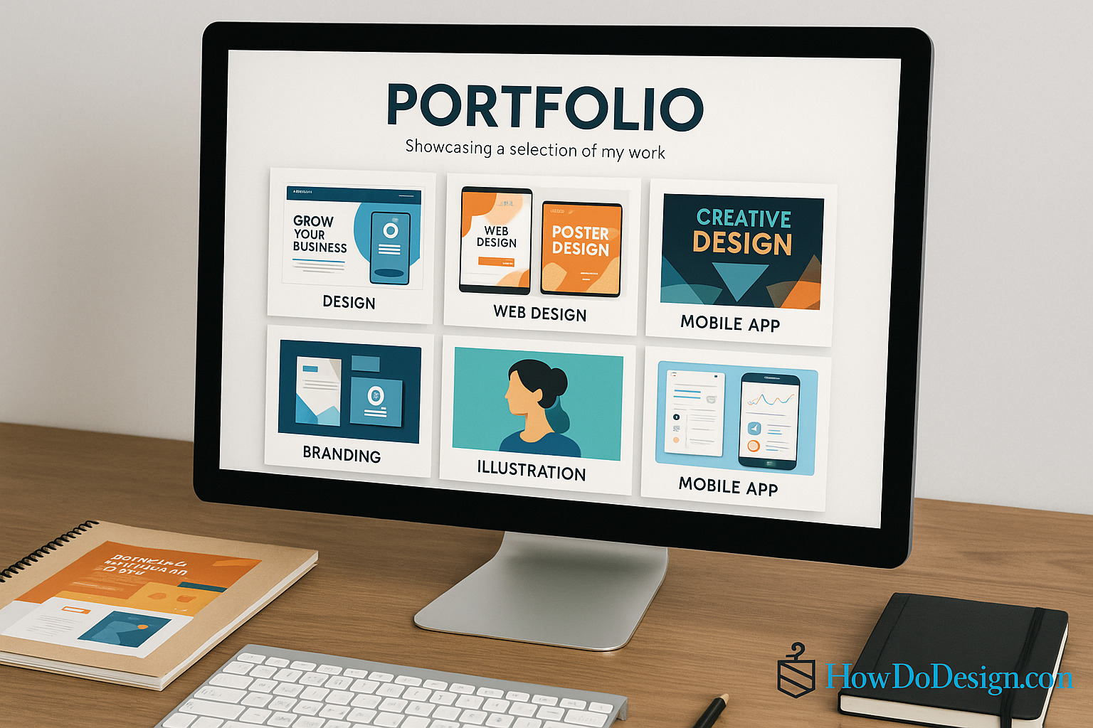 Cum poți folosi articolele de pe HowDoDesign.com pentru a-ți crea un portofoliu online convingător?