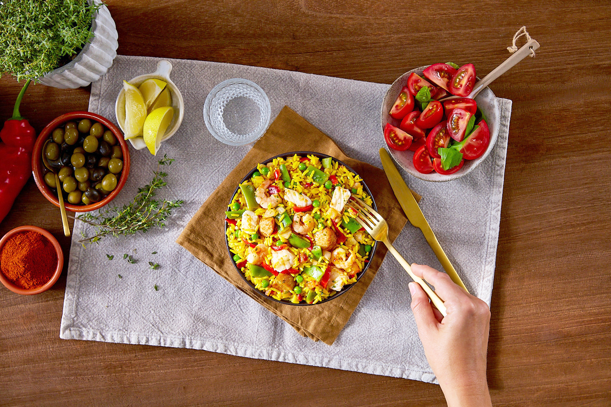 Paella with shrimps (16)