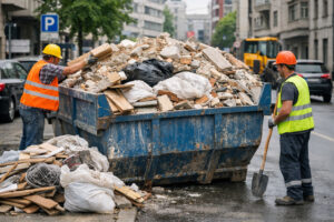 Ce tipuri de deșeuri pot fi aruncate legal într-un container de construcții?