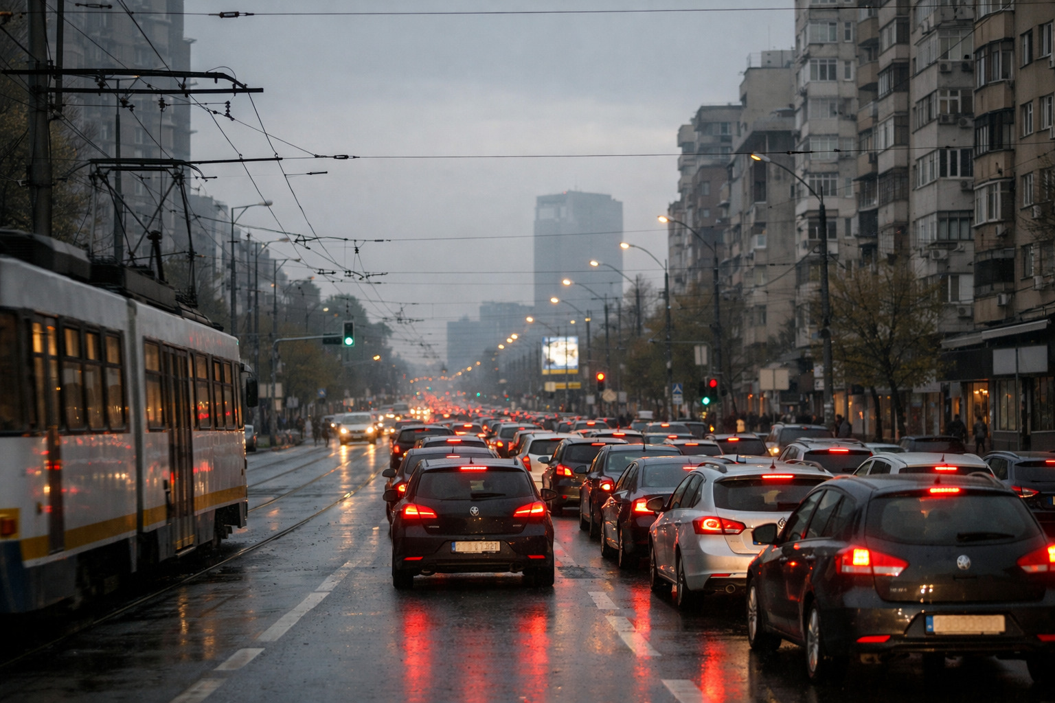 Cum a schimbat traficul aglomerat din București modul în care românii se raportează la mașina personală