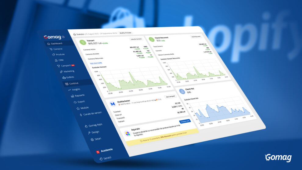 Gomag - alternativa potrivită la Shopify în România pentru magazinul tău