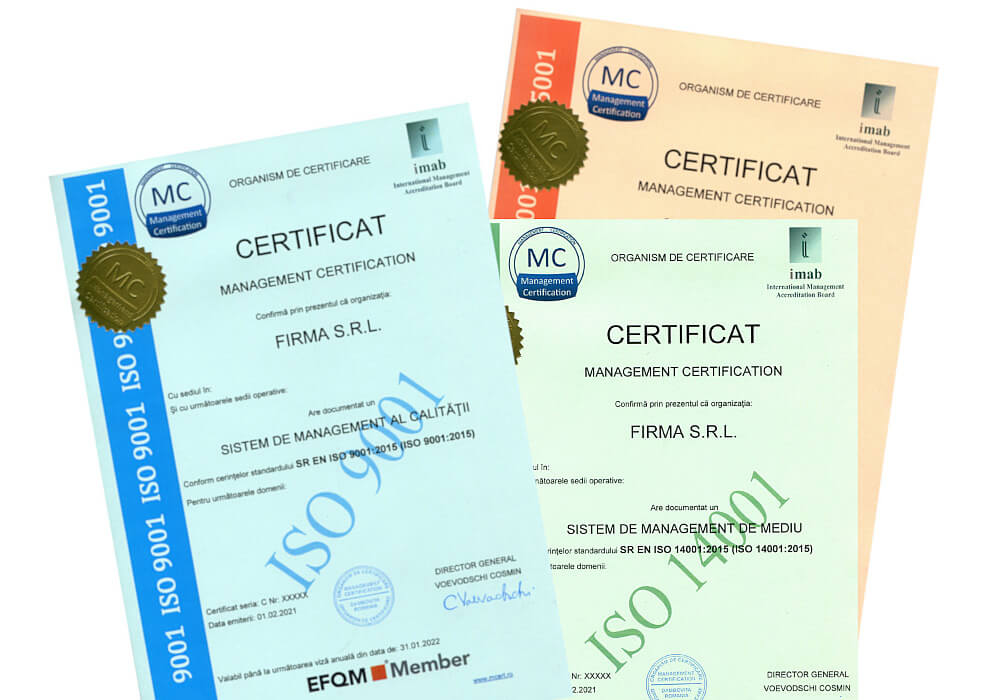certificate ISO